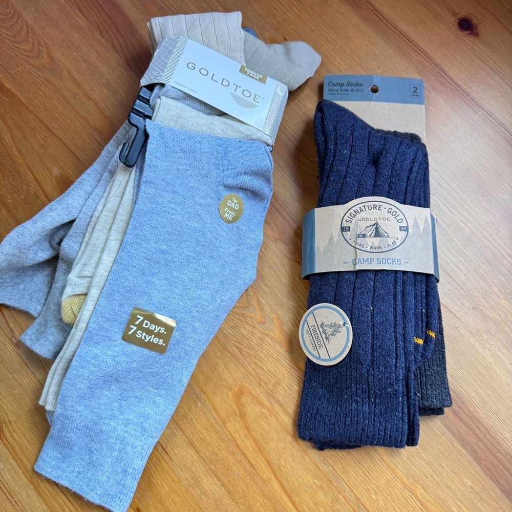 Gold toe and more sock bundle